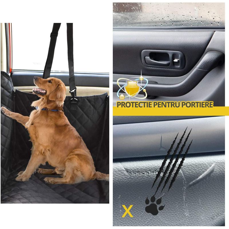 Petshop - Accesorii petshop - Alte accesorii petshop - Husa Auto Profesionala Protectie si Transport Animale, Caini si Pisici, LittleDomi, pentru Bancheta Autoturismului - Infinity.ro