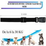 Petshop - Accesorii petshop - Dresaj animale - Zgarda Anti-latrat Automata, Ajustabila, Sunet, Impulsuri pe 7 nivele, Rezistenta la Apa, Praf, Zapada, Negru - Infinity.ro