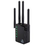 PC, gaming si accesorii - Retelistica - Wireless - Adaptoare wireless - Amplificator Semnal Wireless, LittleDomi, Trasnfer pana la 1200Mbps, Dual-Band 2.4G-5G, Conexiune WPA/WPA2, 4 Antene cu - Infinity.ro