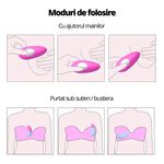 Ingrijire personala si Cosmetice - Sanatate si wellness - Articole wellness - Aparate si dispozitive de masaj - Aparat de Masaj pentru Stimularea Lactatiei LittleDomi®, 5 Moduri de Vibratie, Functie de Incalzire, Silentios - Infinity.ro