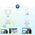 PC, gaming si accesorii - Retelistica - Wireless - Adaptoare wireless - Amplificator Semnal Retea Wireless, LittleDomi, transmisie 300Mbps-1200Mbps, Retea 2.4 GHz-5GHz, Conexiune WPA si WPA2 - Infinity.ro