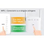 PC, gaming si accesorii - Retelistica - Wireless - Adaptoare wireless - Amplificator Semnal Retea Wireless, LittleDomi, WiFi repeater 300Mbps, 802.11n.b.g., Retea 2.4 GHz, Conexiune WPA - Infinity.ro