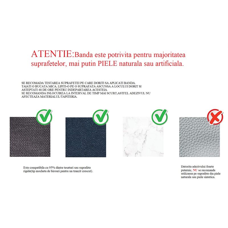 Petshop - Accesorii petshop - Alte accesorii petshop - Rola Autoadeziva, LittleDomi, pentru Protectie Impotriva Zgarieturilor de Pisici si Caini, Polietilena - Infinity.ro