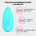 Ingrijire personala si Cosmetice - Sanatate si wellness - Articole wellness - Aparate si dispozitive de masaj - Aparat de Masaj pentru Stimularea Lactatiei LittleDomi®, 5 Moduri de Vibratie, Functie de Incalzire, Silentios - Infinity.ro