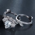 Fashion, accesorii si bijuterii - Femei - Bijuterii femei - Inele femei - Inel dama argint 925 cu piatra Topaz, marca Trendy Secret, marimea 11 - Infinity.ro