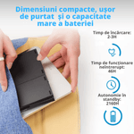 PC, gaming si accesorii - Periferice PC - Tastaturi - Tastatura wireless pliabila, universala, tri-fold, cu mouse wireless cadou,  Bluetooth multi-device 3 conexiuni - Infinity.ro