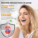 Ingrijire personala si Cosmetice - Igiena dentara - Periute de dinti electrice - Periuta de dinti electrica, sonica, 45.000 vibratii/min, 5 moduri, autonomie 90 zile, IPX7, Alb, A ATAB - Infinity.ro