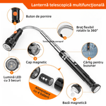 Casa si Gradina - Corpuri si surse de iluminat - Iluminat exterior - Lanterne - Lanterna telescopica LED multifunctionala, extensibila pana la 57 cm, brat flexibil 360° - Infinity.ro