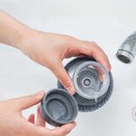 Casa si Gradina - Sanitare - Chiuveta bucatarie si accesorii - Chiuvete bucatarie - Set de perie vase universala de bucatarie cu dozator de sapun si suport 3buc - Infinity.ro