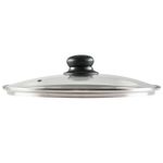 Casa si Gradina - Bucatarie si vesela - Organizare si depozitare bucatarie - Borcane si capace - Capac universal din sticla rezistent la caldura 26cm - Infinity.ro