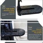 Auto si Moto - Reparatii si depanare - Scule auto - Scule si truse auto - Pas cu Carlig Pliabil Multifunctional pentru Usa Masinii, cu Functie de Ciocan de Siguranta, Scara cu Pedala Mini - Infinity.ro