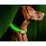 Petshop - Accesorii petshop - Zgarzi, lese si hamuri - Zgarzi - Zgarda reglabila LED pentru catei/animale de companie, cu incarcare USB si cablu, S - Infinity.ro