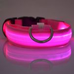 Petshop - Accesorii petshop - Zgarzi, lese si hamuri - Zgarzi - Zgarda reglabila LED pentru catei/animale de companie, cu incarcare USB si cablu, XS - Infinity.ro