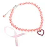 Petshop - Accesorii petshop - Zgarzi, lese si hamuri - Zgarzi - Zgarda bijuterie cu perle si pandantiv, pentru pisici, caini/catei sau alte animale de companie -ROZ ,marime S - Infinity.ro