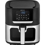 Electronice si Electrocasnice - Electrocasnice bucatarie - Aparate de gatit & desert - Friteuze - Friteuza cu aer cald ECG AF 8000 Crusty XL, 7 litri, 1700 W, control digital, 8 programe, temperatura 80-200°C - Infinity.ro