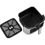 Electronice si Electrocasnice - Electrocasnice bucatarie - Aparate de gatit & desert - Friteuze - Friteuza cu aer cald ECG AF 8000 Crusty XL, 7 litri, 1700 W, control digital, 8 programe, temperatura 80-200°C - Infinity.ro