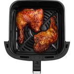 Electronice si Electrocasnice - Electrocasnice bucatarie - Aparate de gatit & desert - Friteuze - Friteuza cu aer cald ECG AF 8000 Crusty XL, 7 litri, 1700 W, control digital, 8 programe, temperatura 80-200°C - Infinity.ro