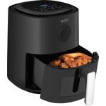 Electronice si Electrocasnice - Electrocasnice bucatarie - Aparate de gatit & desert - Friteuze - Friteuza cu aer fierbinte ECG AF 4020 Compact Fry, 3.8 litri, 1300 W, control digital, 8 programe, temperatura 80-200°C - Infinity.ro