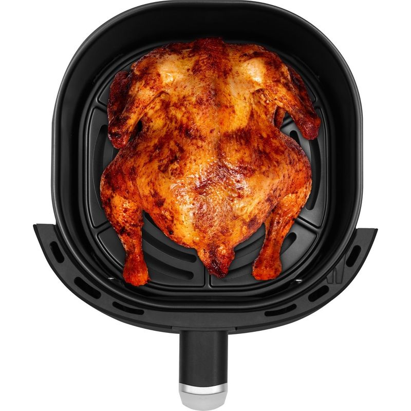 Electronice si Electrocasnice - Electrocasnice bucatarie - Aparate de gatit & desert - Friteuze - Friteuza cu aer fierbinte ECG AF 4020 Compact Fry, 3.8 litri, 1300 W, control digital, 8 programe, temperatura 80-200°C - Infinity.ro