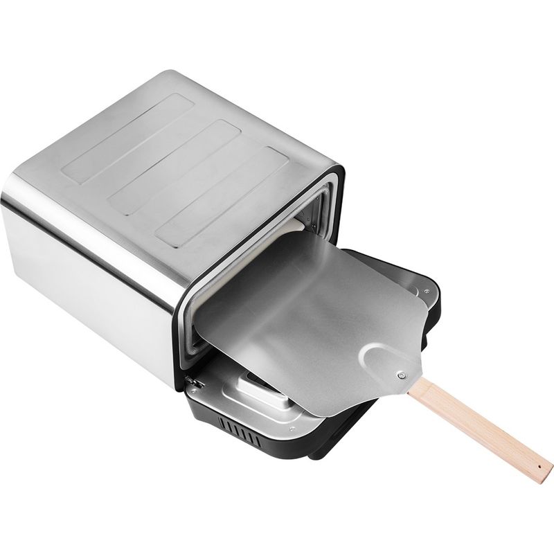 Electronice si Electrocasnice - Aragazuri, cuptoare si hote - Cuptoare - Cuptoare electrice - Cuptor electric pentru Pizza ECG Forza 4500, 1850 W, 450 °C, 45 litri, 5 programe, control digital, negru - Infinity.ro