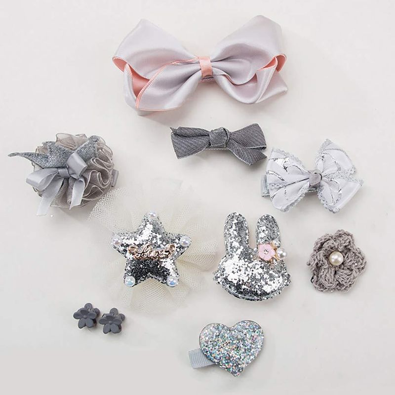 Petshop - Articole imbracaminte - Haine animale - Set 10 bucati fundite si accesorii prindere par, pentru pisici, caini mici/catei sau alte animale de - Infinity.ro