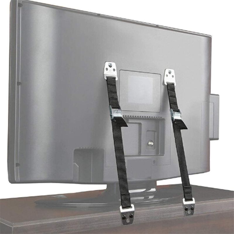TV, Audio-Video si Foto - Accesorii TV si audio - Suporturi TV - Set 2 curele de protectie anti alunecare si spargere televizor/smart tv sau mobila, pentru copii sau animale - Infinity.ro