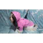 Petshop - Articole imbracaminte - Haine animale - Pelerina ploaie pentru caini/catei, pisici sau alte animale de companie, reflectorizanta, cu gluga, S - Infinity.ro