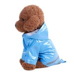 Petshop - Articole imbracaminte - Haine animale - Pelerina ploaie pentru caini/catei, pisici sau alte animale de companie, reflectorizanta, cu gluga, M - Infinity.ro