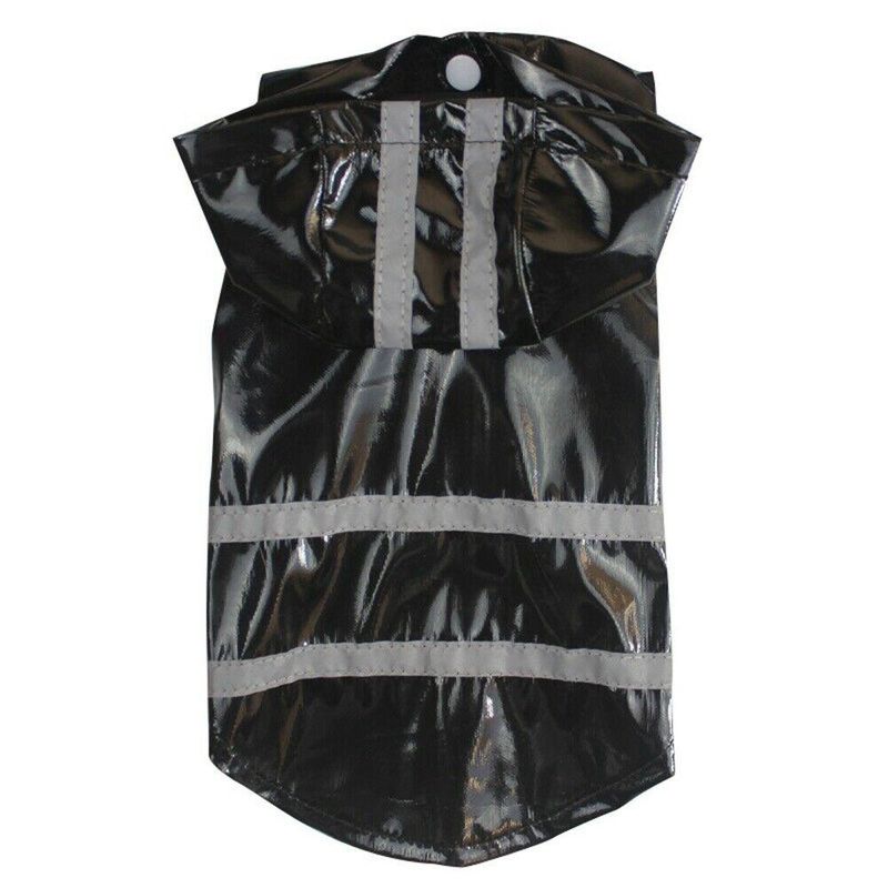 Petshop - Articole imbracaminte - Haine animale - Pelerina ploaie pentru caini/catei, pisici sau alte animale de companie, reflectorizanta, cu gluga, S - Infinity.ro