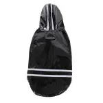 Petshop - Articole imbracaminte - Haine animale - Pelerina ploaie pentru caini/catei, pisici sau alte animale de companie, reflectorizanta, cu gluga, S - Infinity.ro