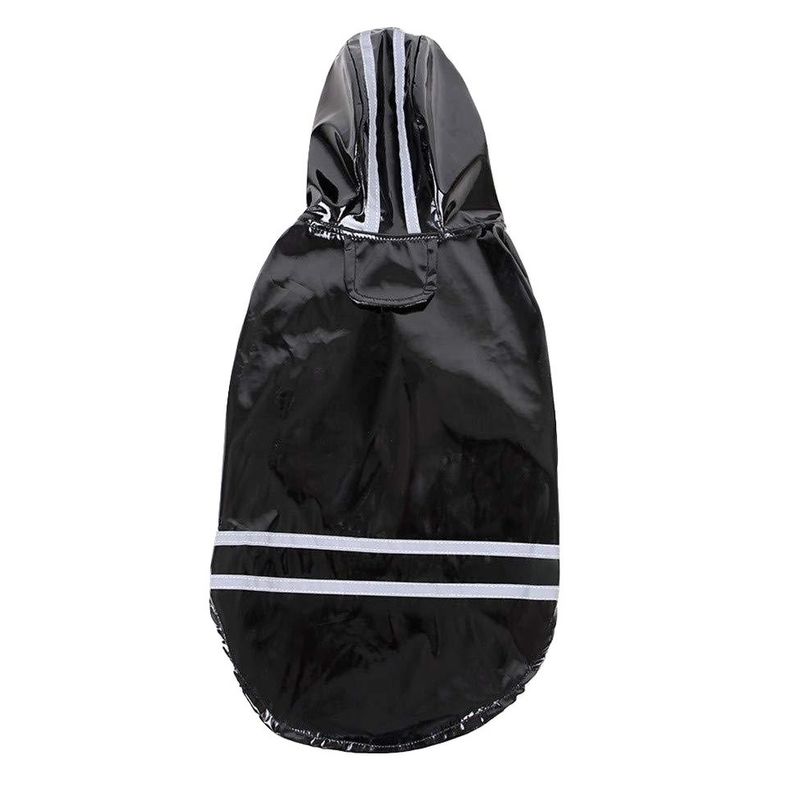 Petshop - Articole imbracaminte - Haine animale - Pelerina ploaie pentru caini/catei, pisici sau alte animale de companie, reflectorizanta, cu gluga, L - Infinity.ro