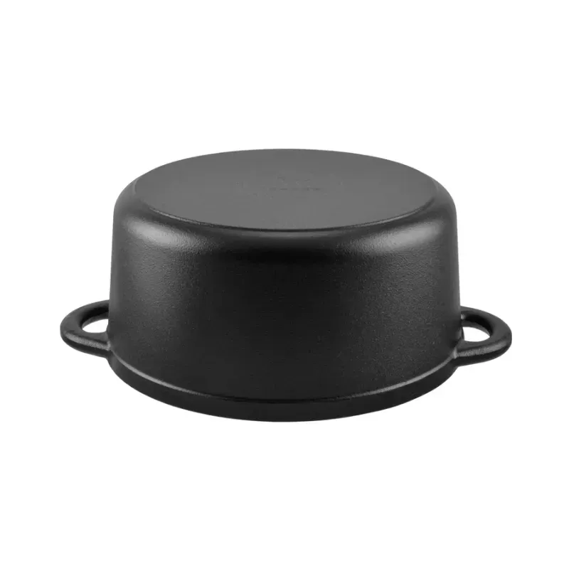Casa si Gradina - Bucatarie si vesela - Vase pentru gatit - Oale si cratite - Cratita din fonta – 26 cm, 5 litri, cu manere curbate - Infinity.ro