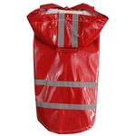 Petshop - Articole imbracaminte - Haine animale - Pelerina ploaie pentru caini/catei, pisici sau alte animale de companie, reflectorizanta, cu gluga, S - Infinity.ro