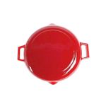 Casa si Gradina - Bucatarie si vesela - Vase pentru gatit - Tigai si seturi - Tigaie grill emailata rosu 31cm - Infinity.ro