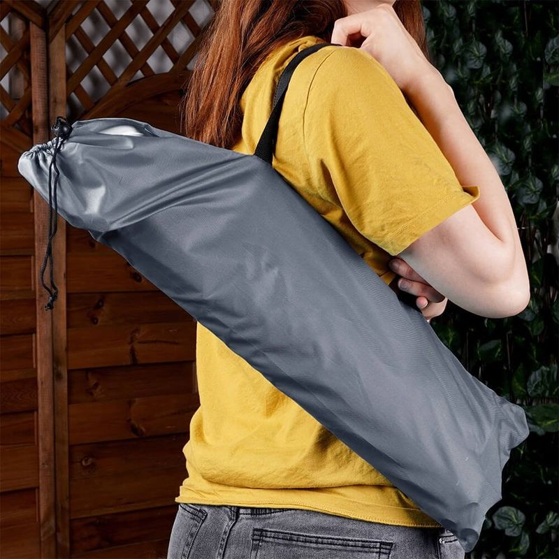 Sport si Outdoor - Camping - Mobilier pentru camping - Scaune camping - Scaun de camping pliabil cu suport pentru pahar – capacitate 110 kg, culoare gri - Infinity.ro