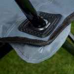 Sport si Outdoor - Camping - Mobilier pentru camping - Scaune camping - Scaun de camping pliabil cu suport pentru pahar – capacitate 110 kg, culoare gri - Infinity.ro