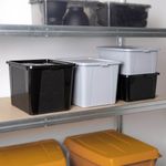 Casa si Gradina - Mobilier - Organizare si depozitare - Cutii depozitare - Recipient de Depozitare negru 30 litri - Infinity.ro