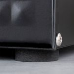 Casa si Gradina - Mobilier - Organizare si depozitare - Cutii depozitare - Cutie pentru Paine Metal-Lemn Negru cu Dublu Capac 35,5x22x20,5 cm - Infinity.ro