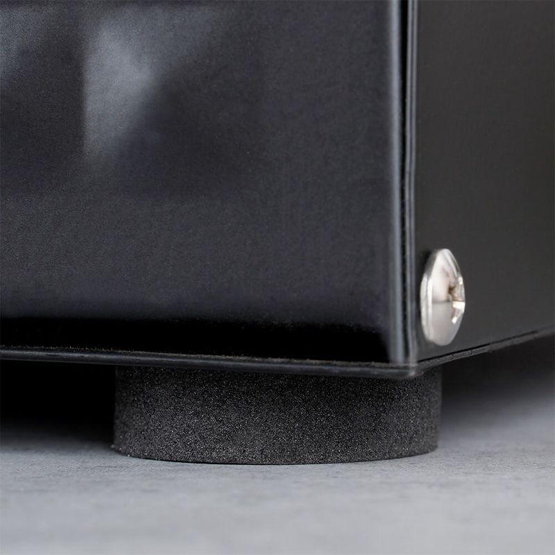 Casa si Gradina - Mobilier - Organizare si depozitare - Cutii depozitare - Cutie pentru Paine Metal-Lemn Negru cu Dublu Capac 35,5x22x20,5 cm - Infinity.ro