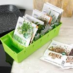 Casa si Gradina - Mobilier - Organizare si depozitare - Cutii depozitare - Organizator pentru condimente verde 30x13x8 cm - Infinity.ro