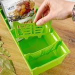 Casa si Gradina - Mobilier - Organizare si depozitare - Cutii depozitare - Organizator pentru condimente verde 30x13x8 cm - Infinity.ro