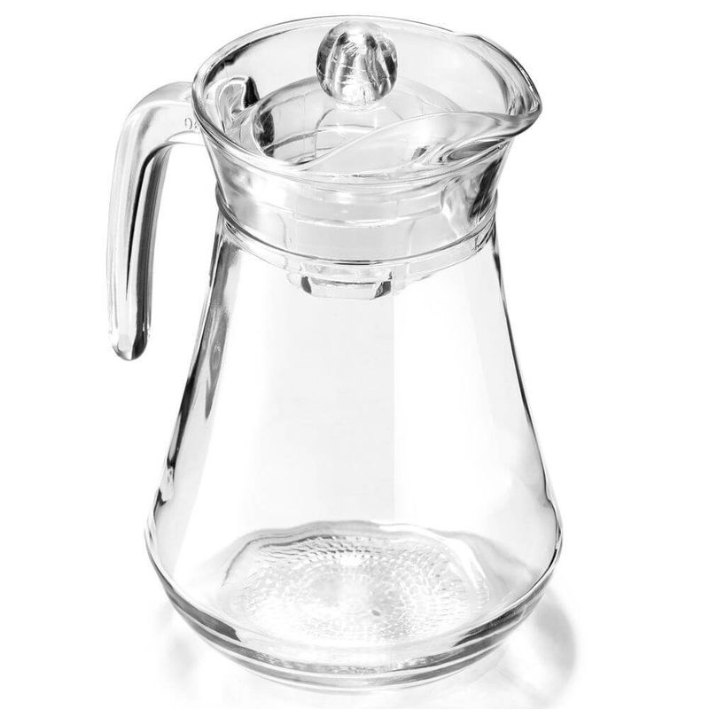 Casa si Gradina - Bucatarie si vesela - Cani si pahare - Cani si cesti - Cana de Sticla cu Capac 1,4 l - Infinity.ro