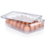 Casa si Gradina - Bucatarie si vesela - Organizare si depozitare bucatarie - Cutii alimentare - Cutie Organizator Pentru 24 Oua, Vilde, 32x21x8cm, Plastic, Transparent - Infinity.ro