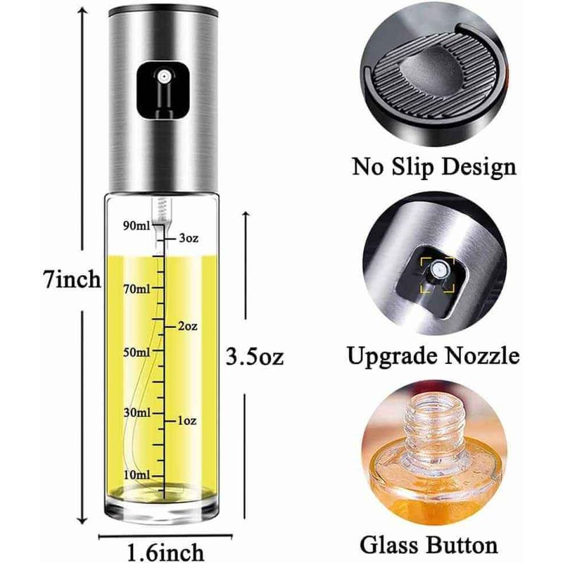 Casa si Gradina - Bucatarie si vesela - Ustensile bucatarie - Oliviere - Set pulverizator de ulei sau otet 100ml - 4buc - Infinity.ro