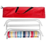 Casa si Gradina - Gradina si terasa - Mobilier exterior - Scaune si sezlonguri gradina - Scaun pliabil de plaja 86 x 51.5 x 60cm multicolor - Infinity.ro