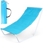 Casa si Gradina - Gradina si terasa - Mobilier exterior - Scaune si sezlonguri gradina - Scaun pliabil de plaja 86 x 51.5 x 60cm albastru - Infinity.ro