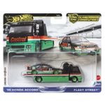 Jucarii, Copii si Bebe - Jucarii si jocuri - Vehicule si jucarii cu telecomanda - Masinute - Hot wheels transportator fleet street cu masinuta honda accord 96 scara 1:64 - Infinity.ro