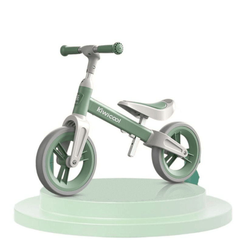 Sport si Outdoor - Ciclism - Biciclete pentru copii - Bicicleta de echilibru pentru copii (80-110 cm), inaltime reglabila, roti din spuma EVA, verde - Infinity.ro
