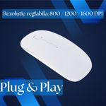 PC, gaming si accesorii - Periferice PC - Mouse - Mouse optic, Fara fir, Alb - Infinity.ro