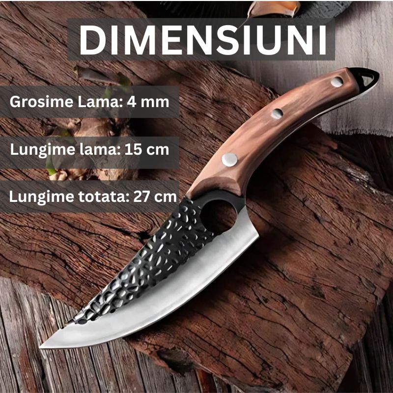 Sport si Outdoor - Camping - Cutite, bricege si accesorii - Cutite si bricege - Cutit de Vanatoare din otel inoxidabil - Infinity.ro